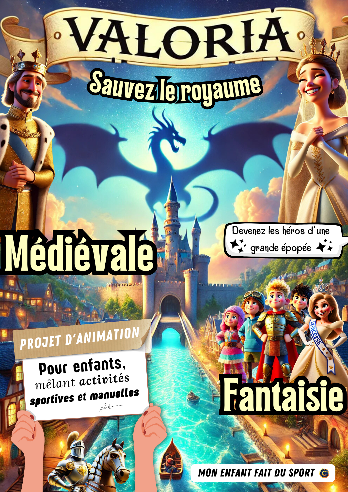 Pack 3 Projets d'Animation Clé en Main (Pirates + Valoria + JO)