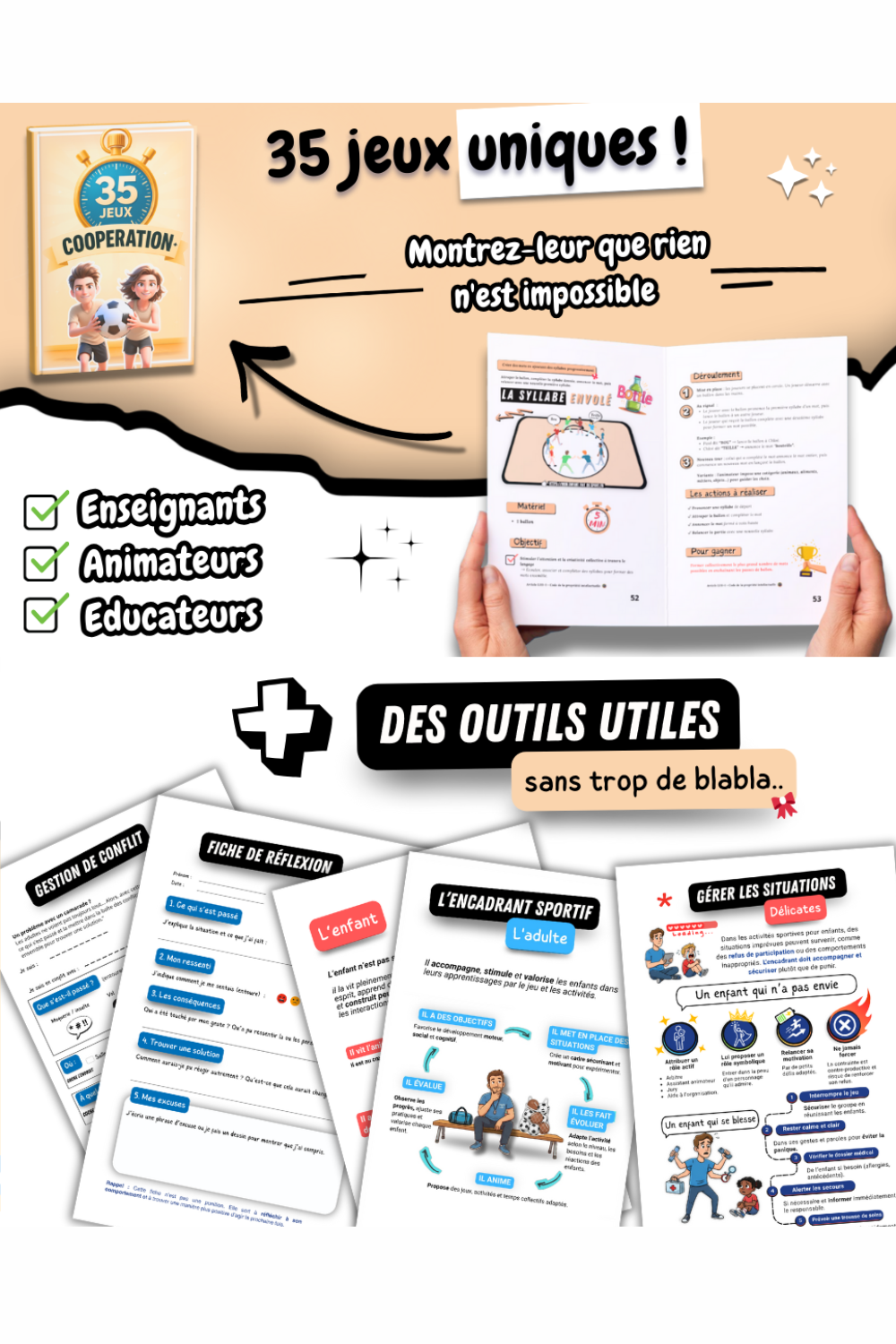 35 jeux de coopération à télécharger