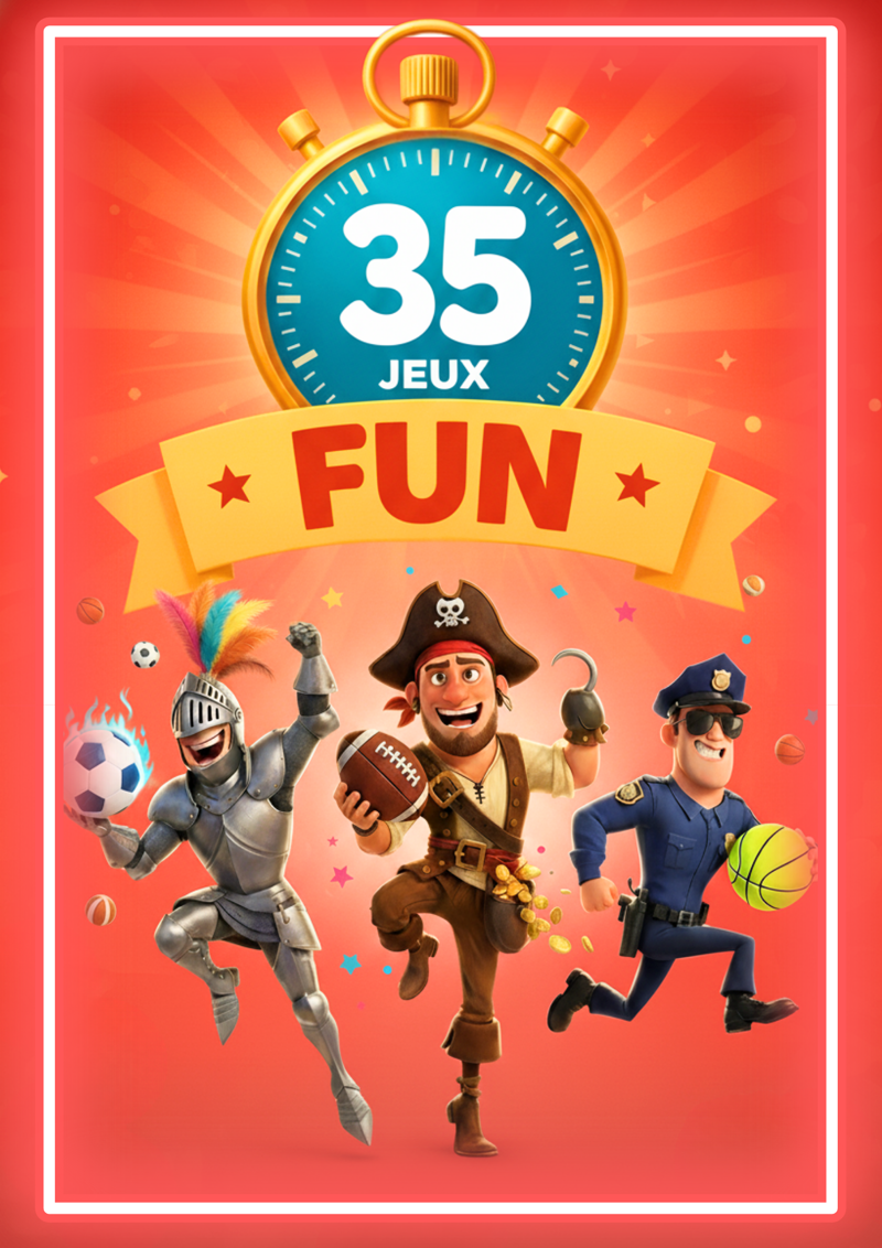 Couverture de 35 jeux sportifs fun